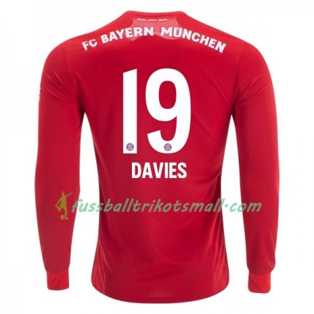 Fußballtrikots FC Bayern München Alphonso Davies 19 2019-2020 Langarm Heimtrikotsatz kaufen